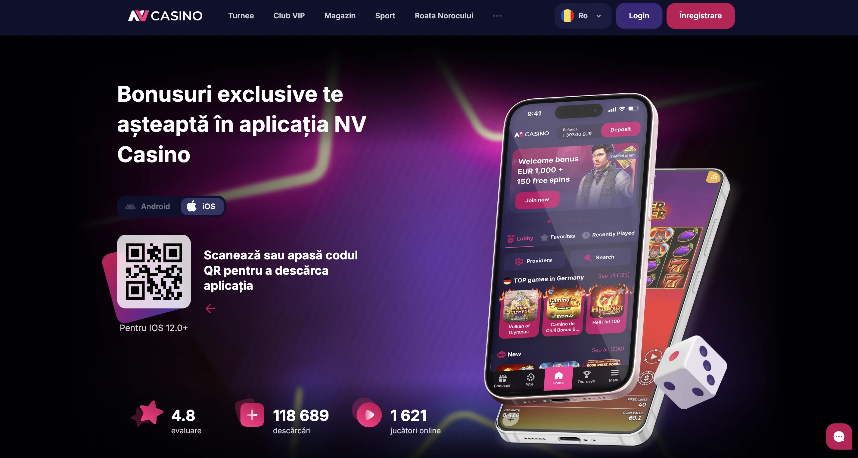 NV Casino app ghid complet pentru mobil
